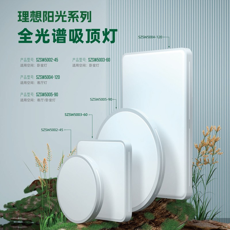 理想阳光系列・全光谱吸顶灯